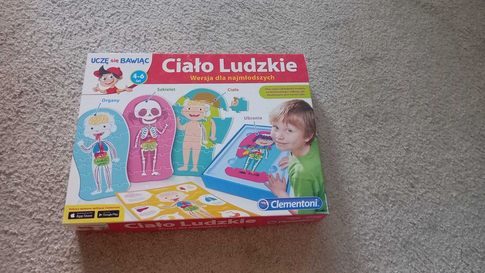 Puzzle warstwowe Ciało ludzkie 4-6 lat - Clementoni