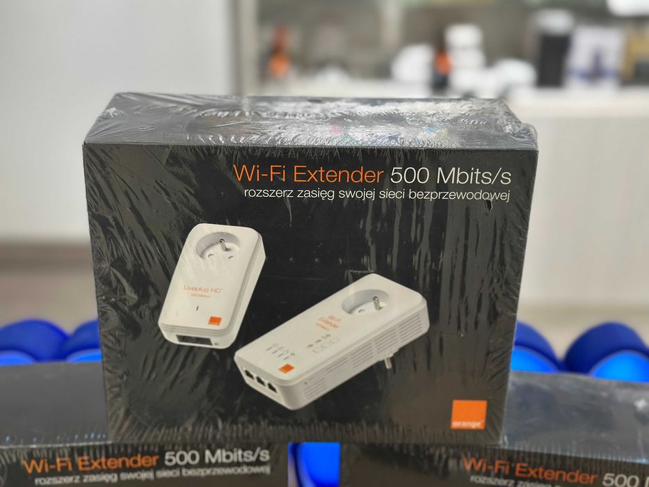 Wzmacniacz sygnału Wi-Fi Extander 500 Mbits/s Orange / RATY