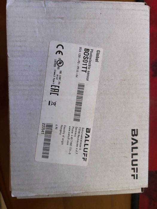 Sensor fotoeletrico balluff BOS01TT