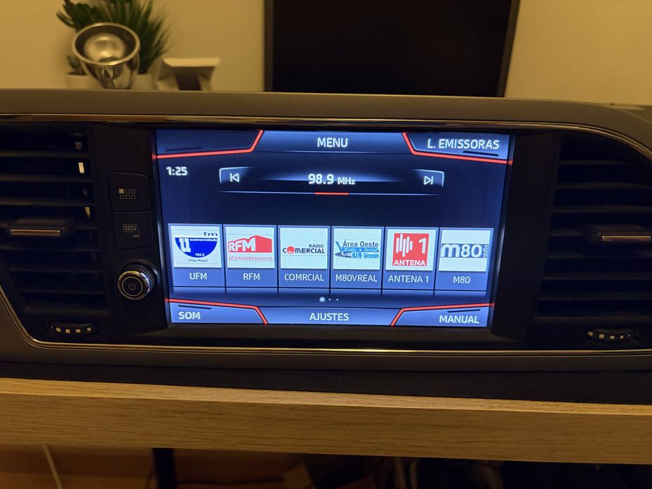 Mib2 Seat Leon 5F ecra unidade gps com Carplay e Androidauto
