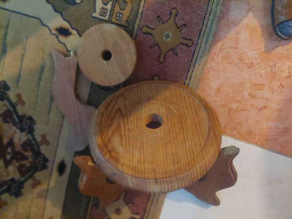 vendo suporte para vaso em madeira