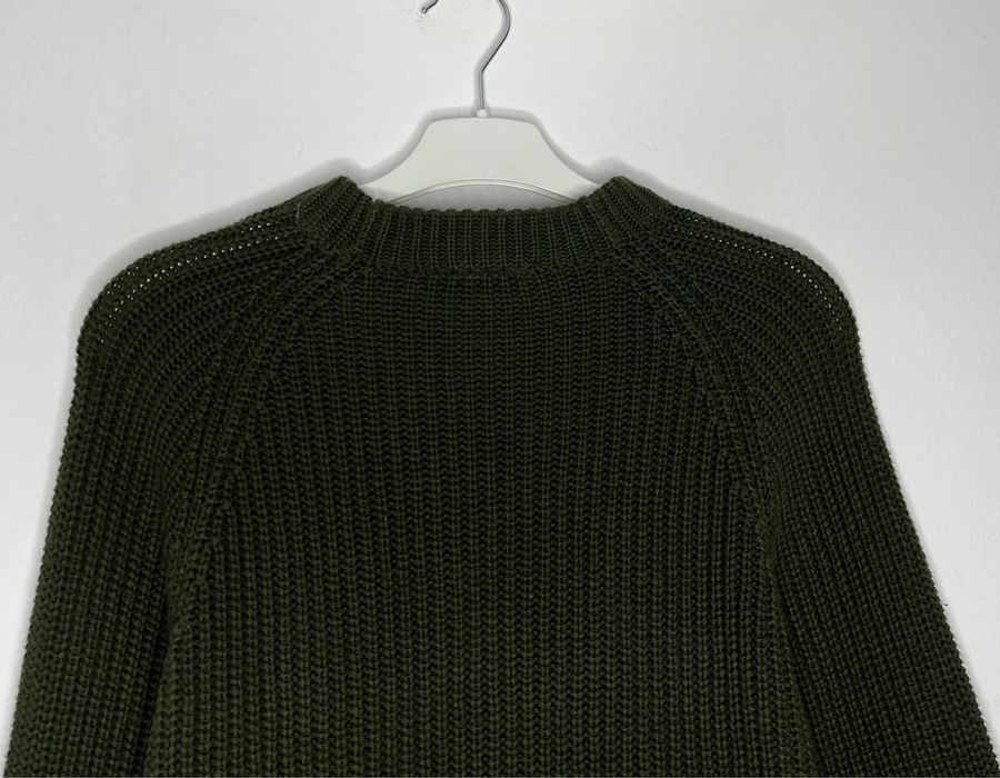 Monki Khaki Green Dark Sweter 34 XS