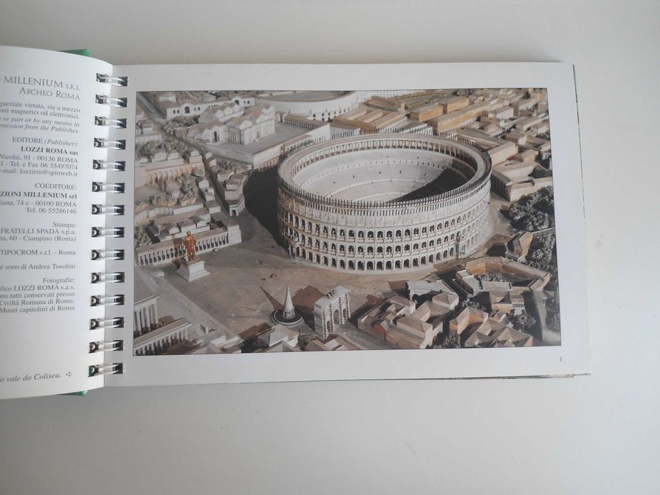 Archeo Roma reconstruída com película transparente