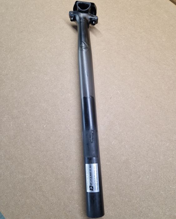 Bike Ahead espigâo de selim  carbono 31.6/400mm