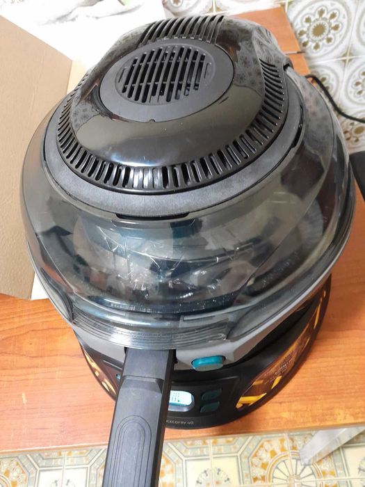 Fritadeira de ar quente de 3,5 L com 1350 W TurboCecoFry 4D Healthy.