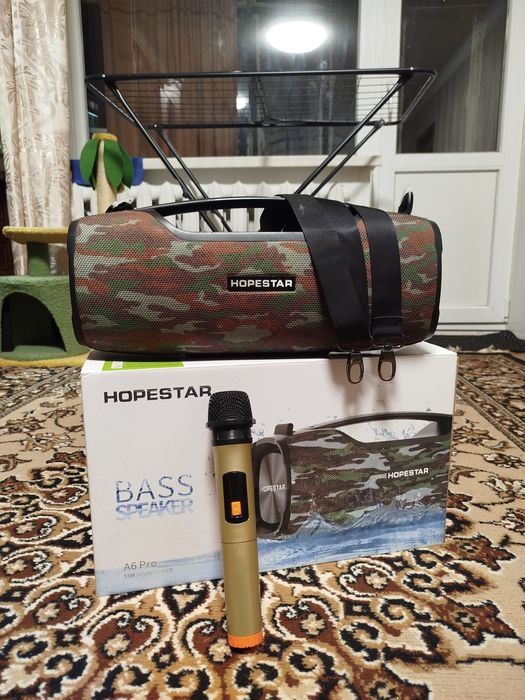 Портативная колонка Hopestar a6 pro 55W,колонка hopestar a6 pro