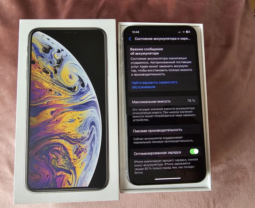 iphone xs max в новому стані