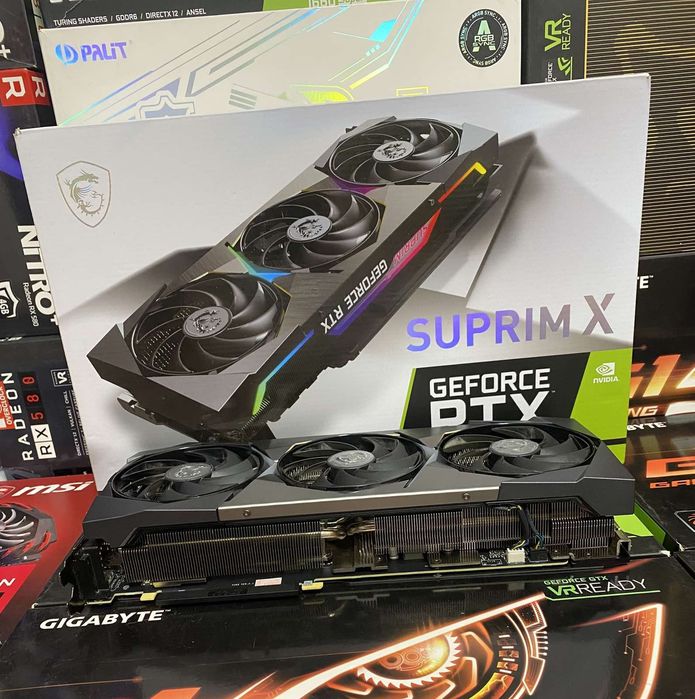 Видеокарта MSI GEFORCE SUPRIM X RTX 3080 10Gb LHR и другие карты ОБМЕН