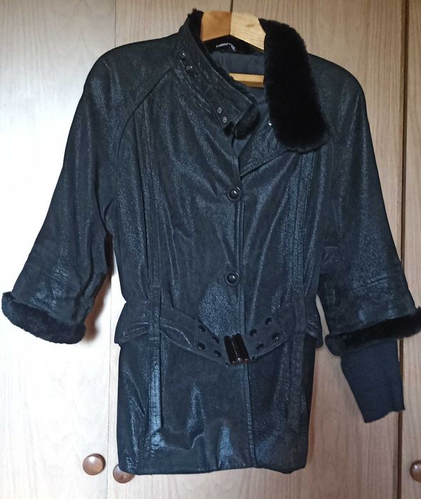 Куртка  трансформер кожа натуральная женская 50/52/54