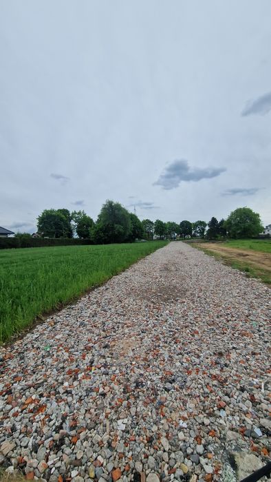 Prace Ziemne Budowa Dróg Zjazdów Utwardzenie Drogi Koparko ładowarka