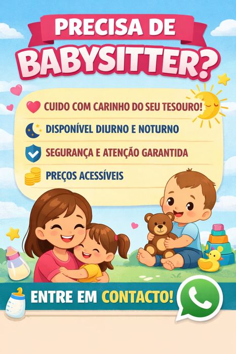Babysitter de Confiança – Disponibilidade Imediata