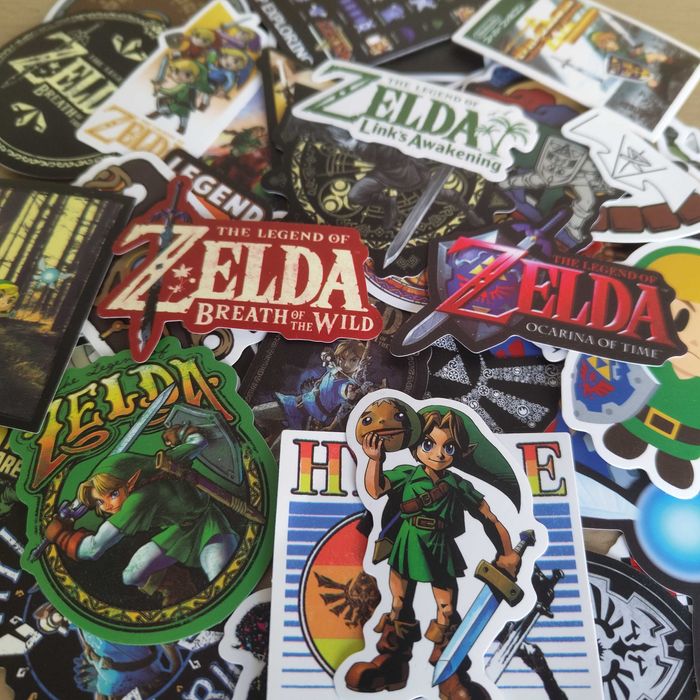 50 Autocolantes Stickers Legend Of Zelda