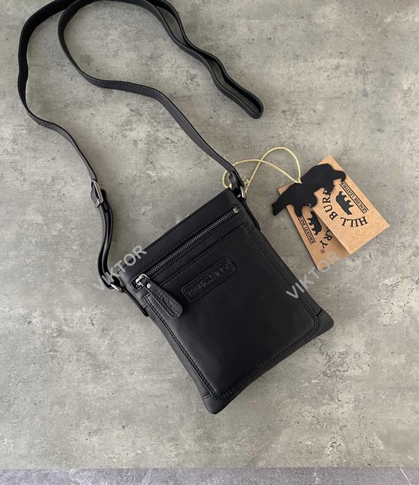 Кожаная маленькая сумка Hill Burry 3098. Германия. Шкіряна сумка