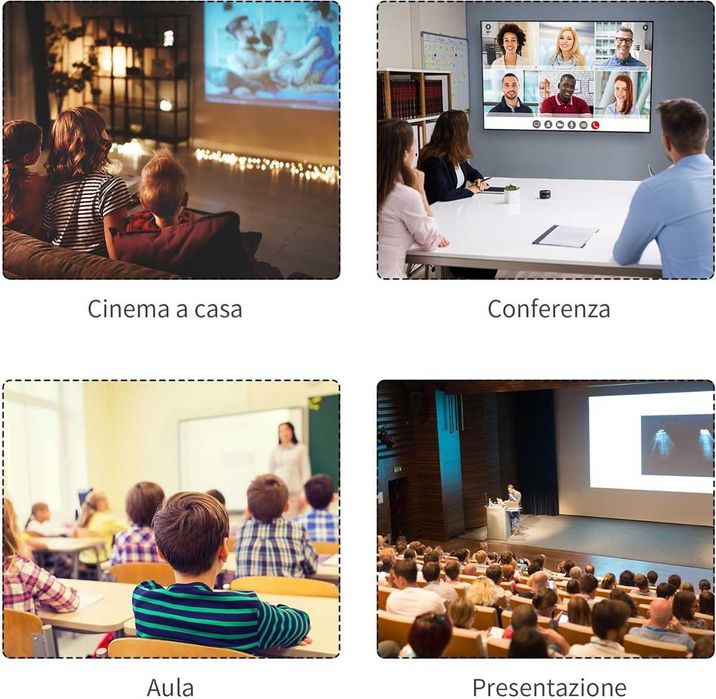 Ekran projekcyjny ze stojakiem / projektor/ 100' / HOMCOM !A2236-A!