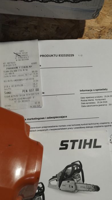 Piła spalinowa Stihl 162,170,181 idealna gwarancja Dodatki
