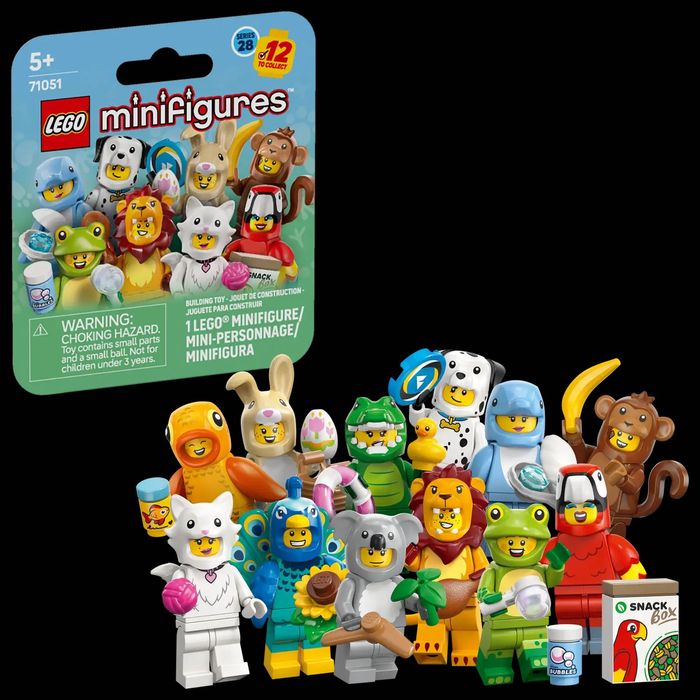 LEGO Minifigures – Série Animais 28 (#71051) Coleção Completa Novos!
