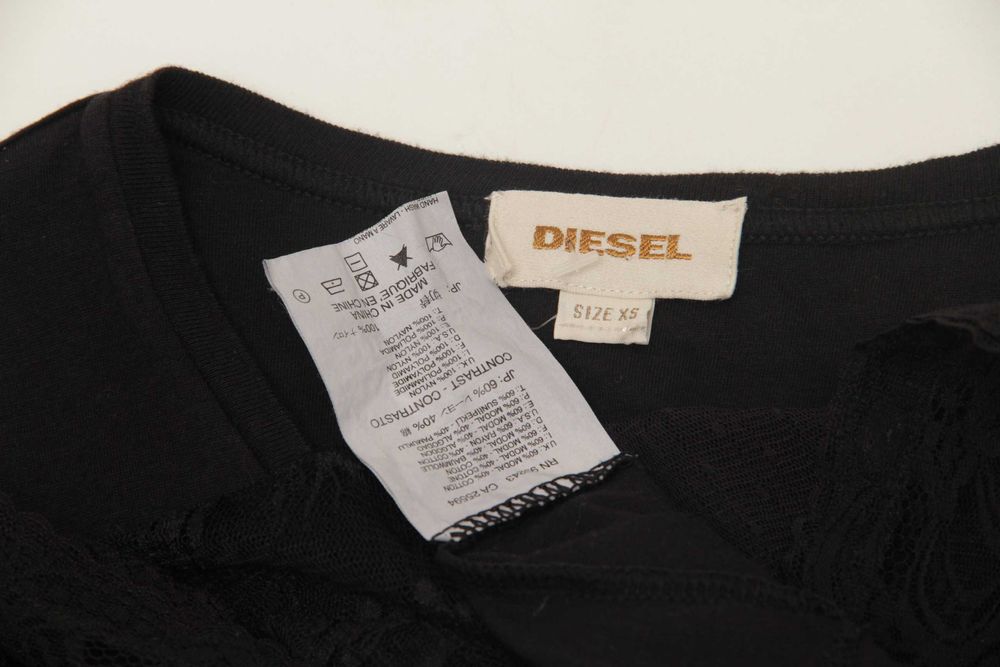 Diesel рр S платье из хлопка и модал y2k