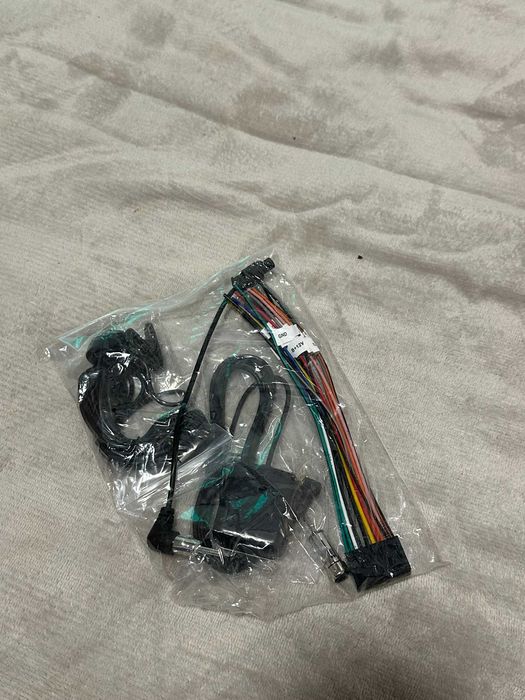 Rádio 1 Din com Carplay/Android Auto sem fio (novo)