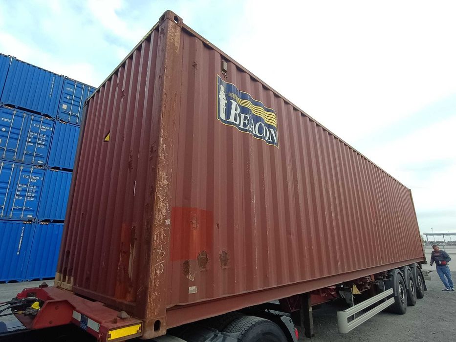 Kontener morski 40 HC, magazynowy, podwyższany, 12 m! transport