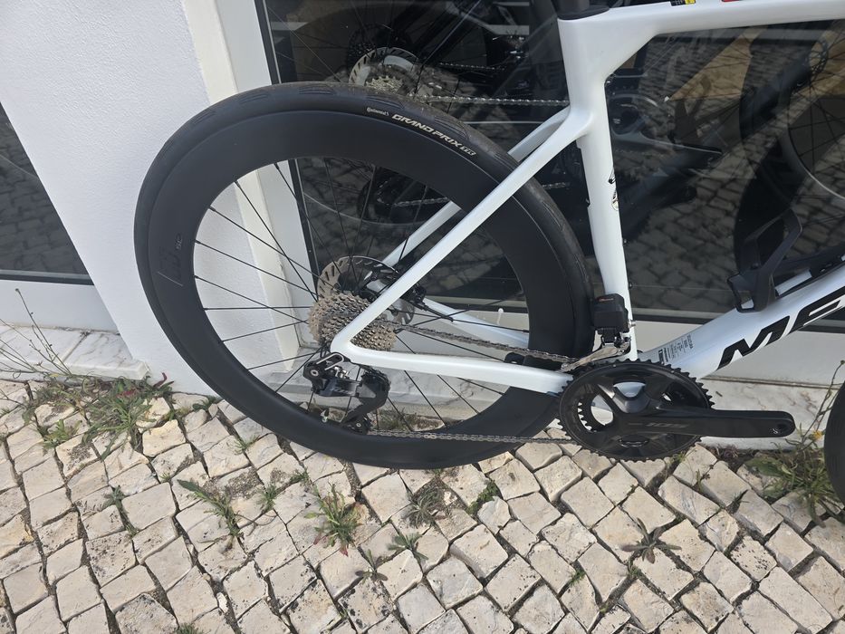 Merida carbono com rodas carbono
