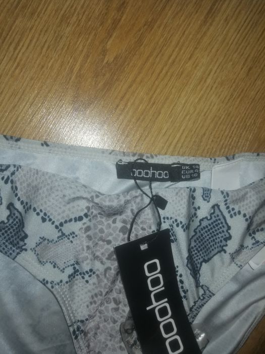Strój kąpielowy bikini boohoo XL wężowe