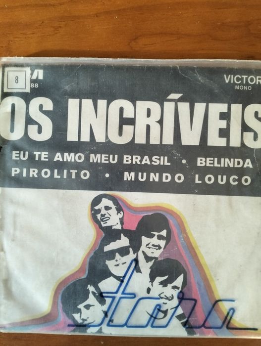 Disco de vinil single Os Incríveis