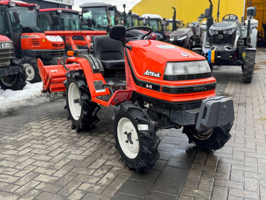 Японський трактор/мінітрактор KUBOTA ASTE13!13к.с.!4х4!ФРЕЗА!мінітрак