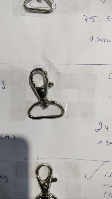 Lote Mosquetões Niquelado