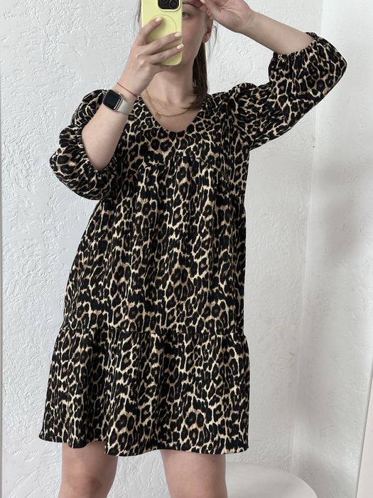 Платье леопард Primark