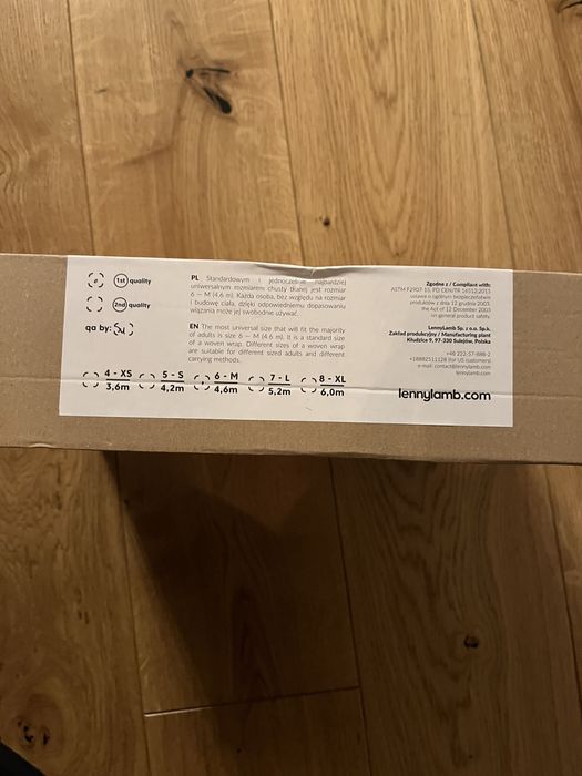 Nowa chusta do noszenia dziecka