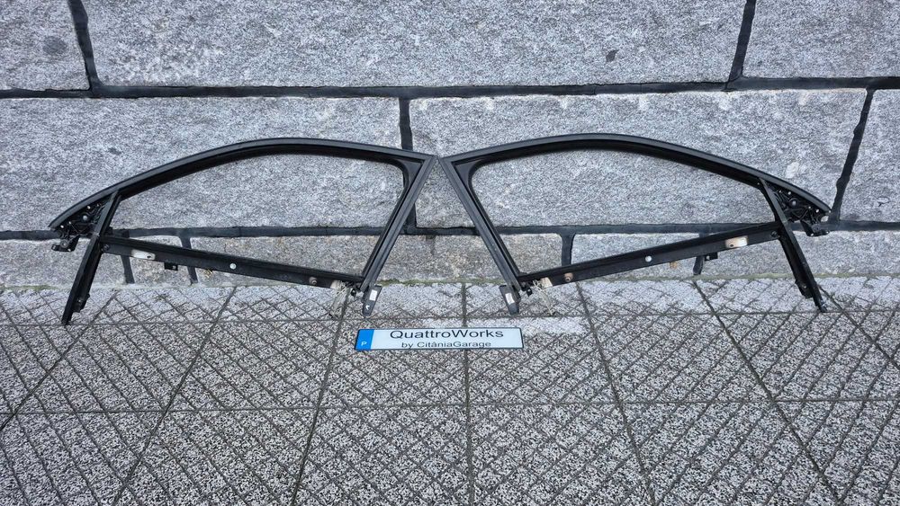 Aros Estrutura Elevador Vidros Portas Frente Audi A4 B6 B7 8E Originais Ref. 8E0837630 / 8E0837629
