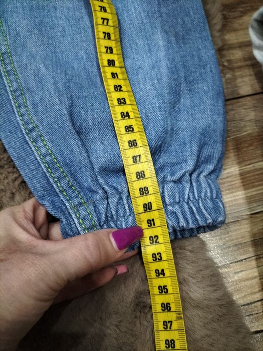 Spodnie męskie miękki jeans. Typu jogger. Rozmiar S/M