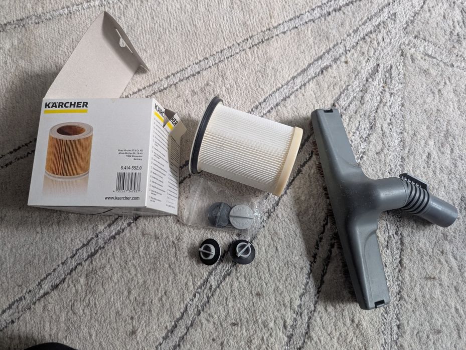 Filtr Karcher na sucho i mokro plus szczotka 26 cm