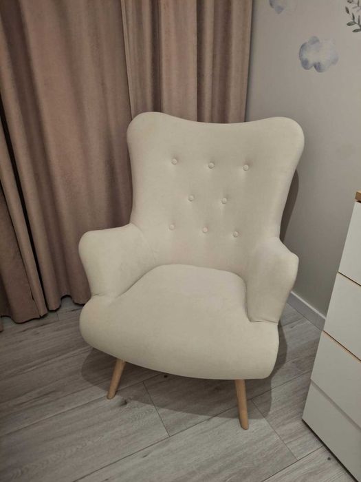 Fotel w stylu skandynawskim