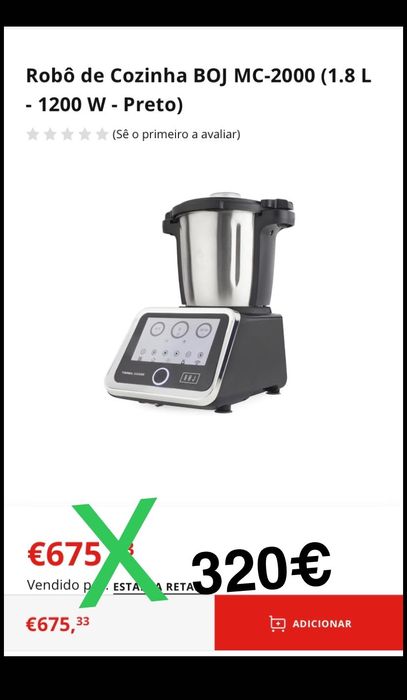 Robot cozinha MC2000 NOVO