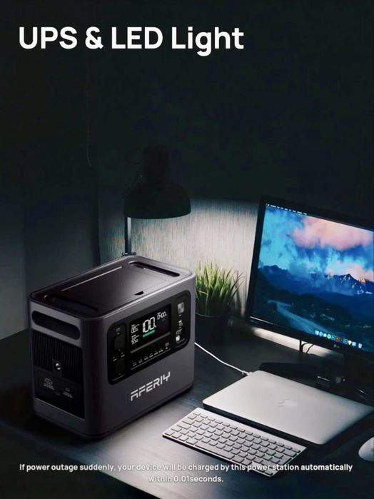 Зарядна станція Aferiy AF-P210, 2400 Вт, 2048 Вт/год