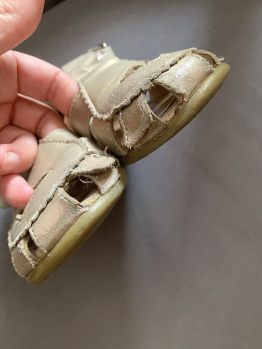 Sandały Emel 23 złote