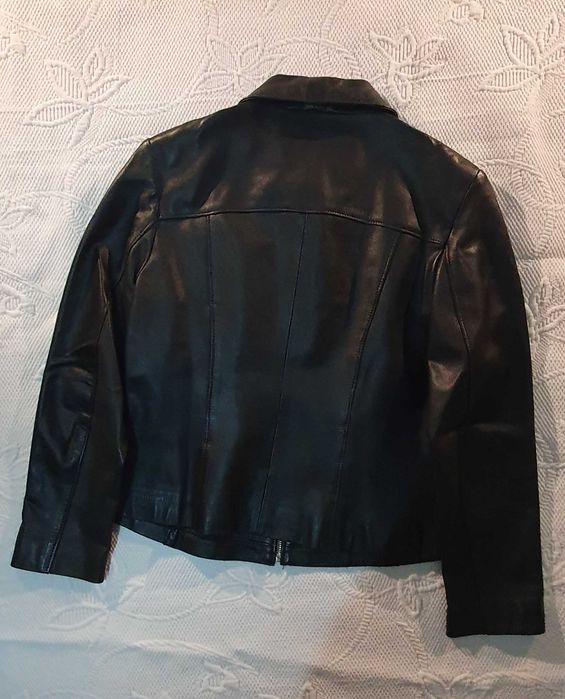 Blusão blazer mulher de couro / pele genuína PELDOURO alta qualidade