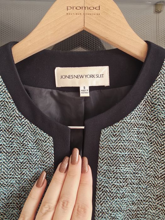 Marynarka żakiet jedwabny premium r.36 elegancki