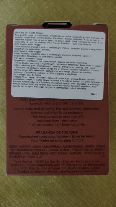 Perfumy męskie Yves Rocher Hoggar