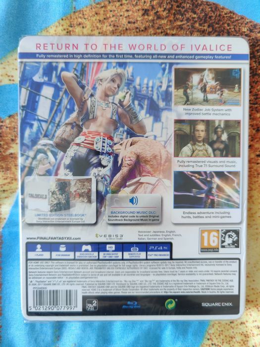 Final Fantasy XII The Zodiac Age - Unikat PS4 + Steelbook