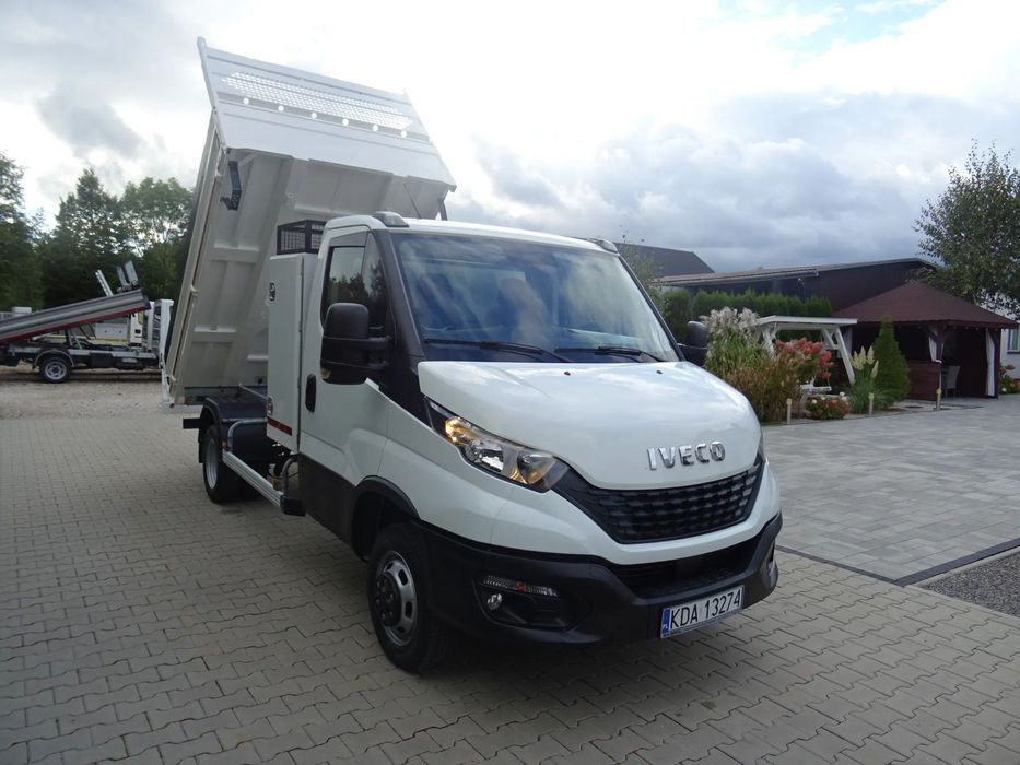 Iveco 35C16 WYWROTKA ORYGINAŁ 3,0 HPi KLIMA HAK WZMOCNIONE RESORY  Wywrotka Wywrot Kiper Piękny