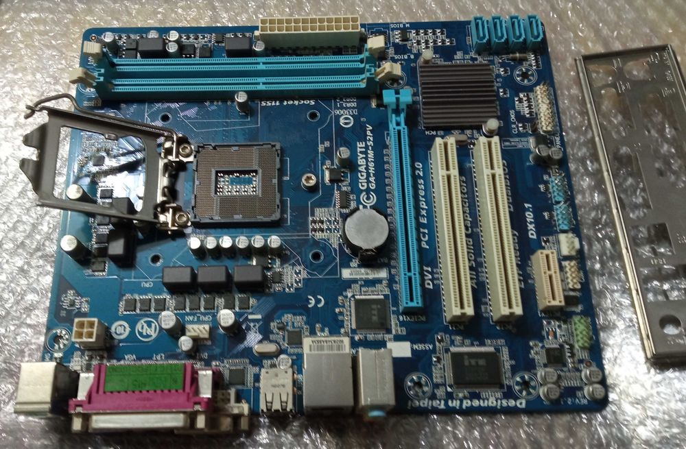Материнская плата Gigabyte GA-H61M-S2PV,REV2.1, s1151