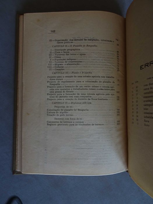 Livro A Colonização de Angola - J. Pereira Nascimento A. Mattos 1912
