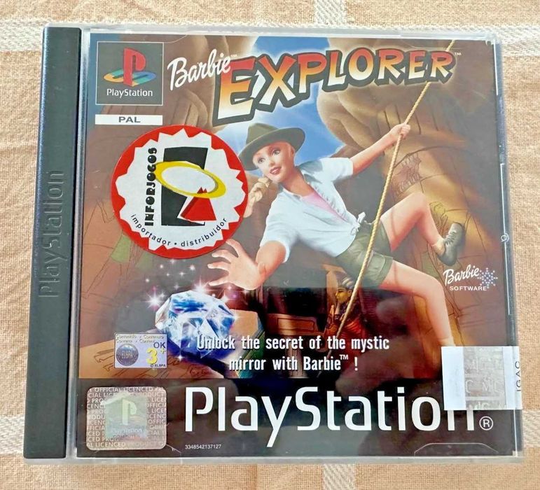 Barbie Explorer Sony Playstation PSX PS1 PAL novo