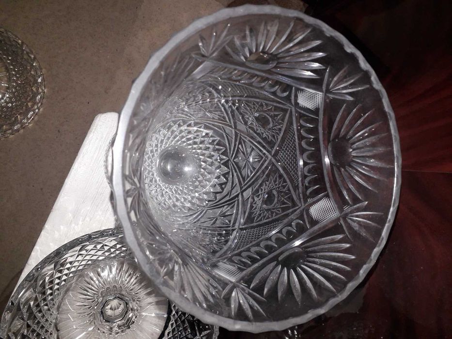 Кришталева ваза -конфетниця