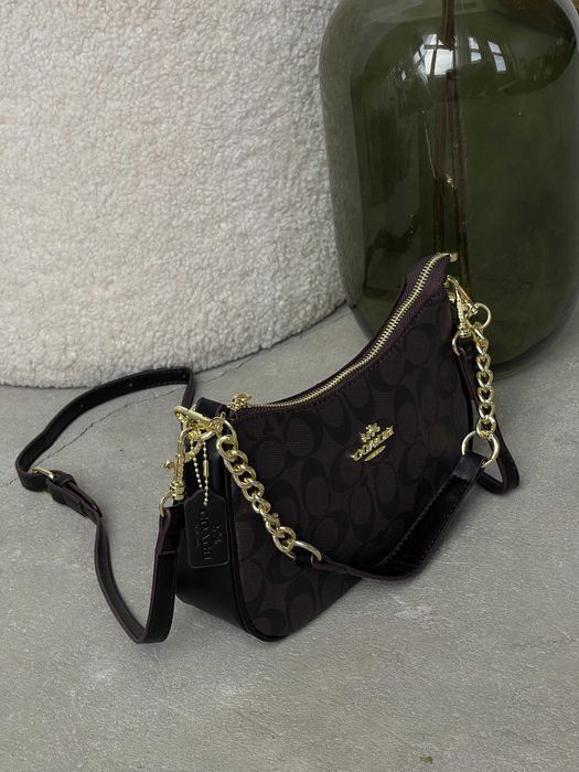 Сумка Coach Bolso de hombro Teri Сумочка коач Сумка багет coach