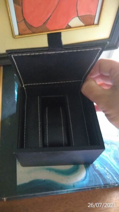 Caixas vazias de relógios
