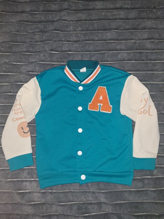 Bluza chłopięca zapinana basebolówka 5 lat