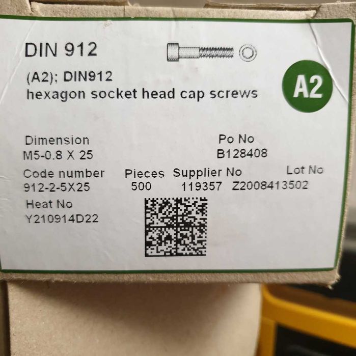 śruby M5 0,8x25 torx